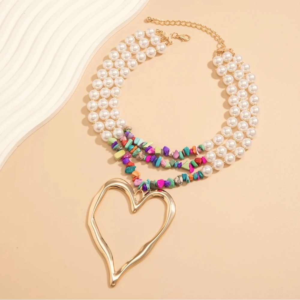 Heart necklaces